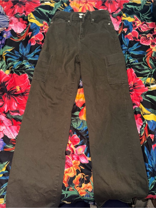 Signature by Levi Strauss Denim - Women’s Olive Green High Rise Loose Straight Jeans